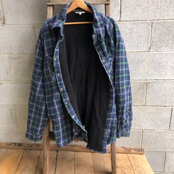 Mens Plaid Work Jacket || Plaid Fall Jacket || Mens 3XL Plaid - Picture 2 of 10